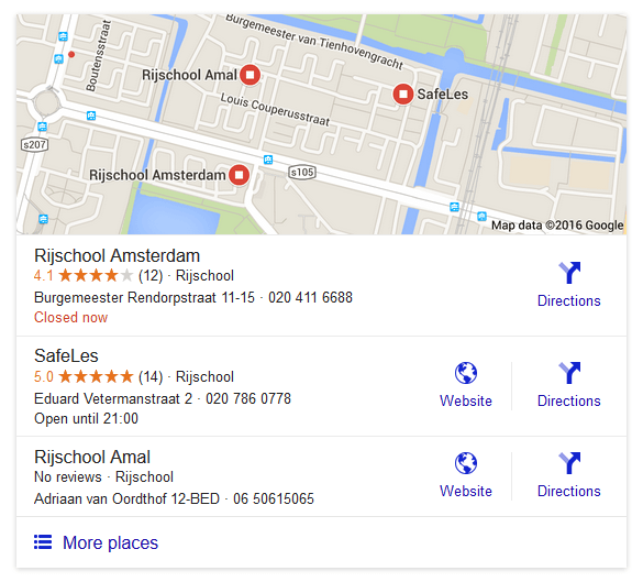 Google maps bedrijf toevoegen